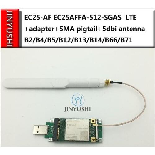 EC25 EC25-AF EC25AFFA-512-SGAS MINI PCIE +usb Adapter+Antenna LTE B2/B4/B5/B12/B13/B14/B66/B71 for North America AT&T/ Verizon