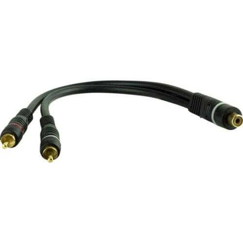 ANFİ Y CABLE 1 FEMALE to 2 MALE 25 CM CABLE