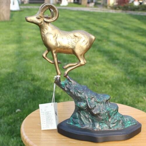 LIKE SHEEP COPPER CRAFTS BRONZE SCULPTURE FURNISHINGS DECORATIONS HOME FURNISHING ORNAMENTS BOUTIQUE BUSINESS GIFTS