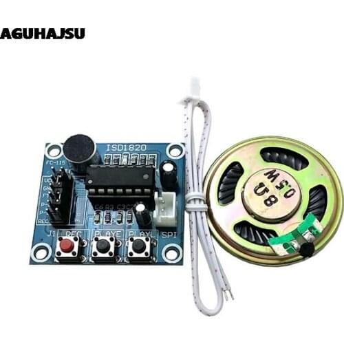 1pcs ISD1820 Voice Recording Recorder Module With Mic Sound Audio Loudspeaker