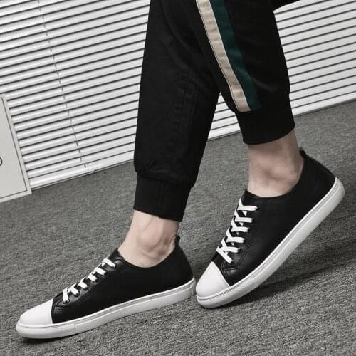 Mens sneakers sports casual style round toe straps light sports shoes solid color daily simple and versatile mens shoes