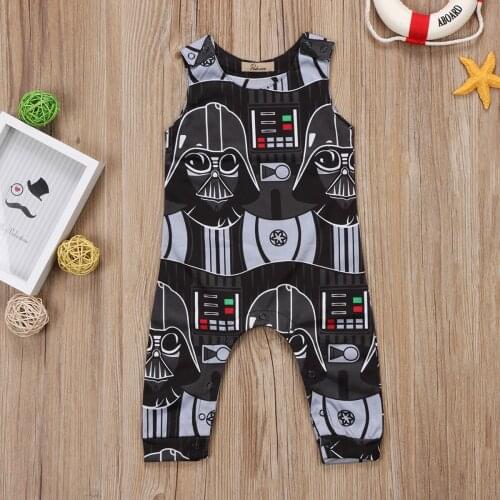 2020 New Hot Fashion Cute Toddler Kids Babies Boys Star Wars Cotton Romper Jumpsuit Clothes Outfits одежда для новорожденых