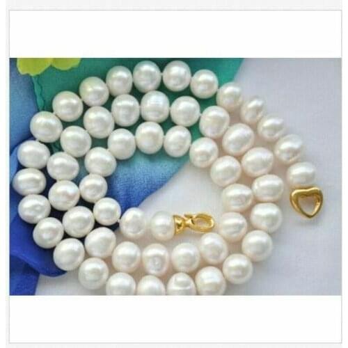 Natural white south sea pearl necklace 20inches 11-12mm