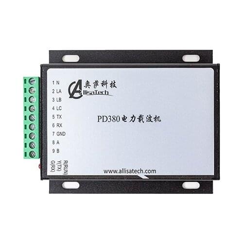 Industrial Power Carrier Machine Carrier Module Communication Terminal RS232/485 to PLC Three-phase Four-wire