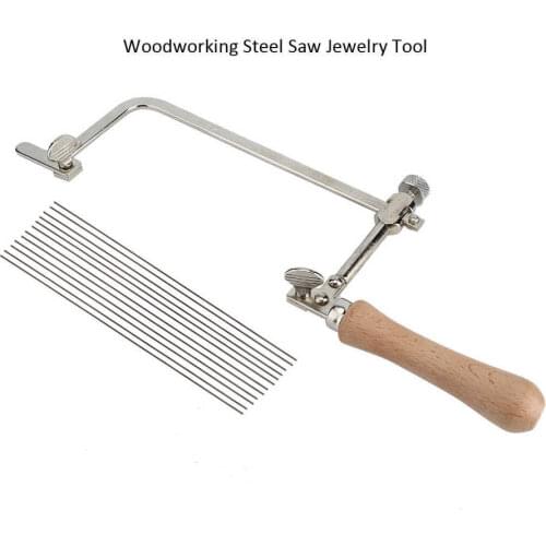 Woodworking Steel Saw Jewelry Tool Making Cutting Wood Handle Equipment DIY High Quality Jewelry Tool 12 Saw Bow Option
