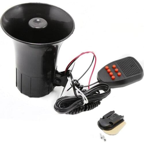 Motor Motorcycle Van Truck Siren 12V 50W High quality 115db Tone Wehicle Boat Car Loud Horn Auto Speaker Alarm