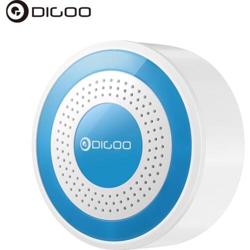 Digoo DG-ROSA 433MHz Wireless Smart Home DIY Standalone Alarm Sirens Multi-function Home Security Alarm Systems Host &Siren Set