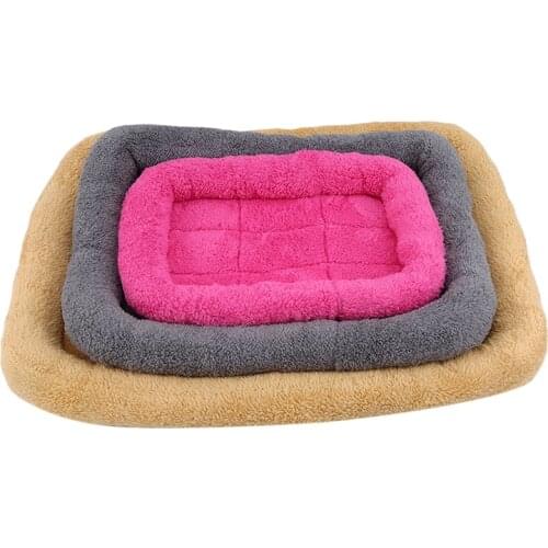 Super Soft Dog Bed Round Washable Long Plush Dog Kennel Cat House Velvet Mats Sofa For Dog Chihuahua Dog Basket Pet Bed