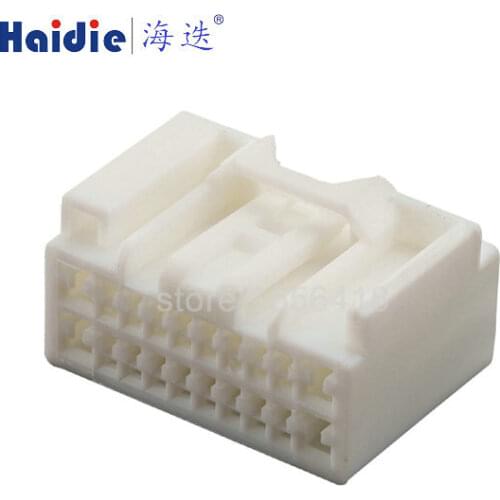 2sets 20pin auto car plastic electric housing plug wiring cable unseled connector 7283-5843