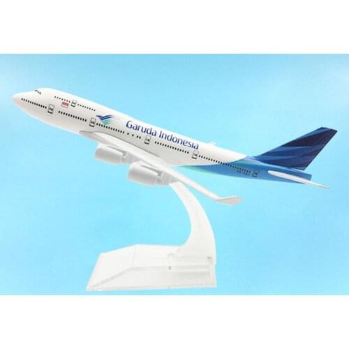 12CM 1:400 Scale 747 B747-400 Model Toy Garuda Indonesia Airlines Diecast Airbus Metal Alloy Aircraft Plane Airliner Souvenir