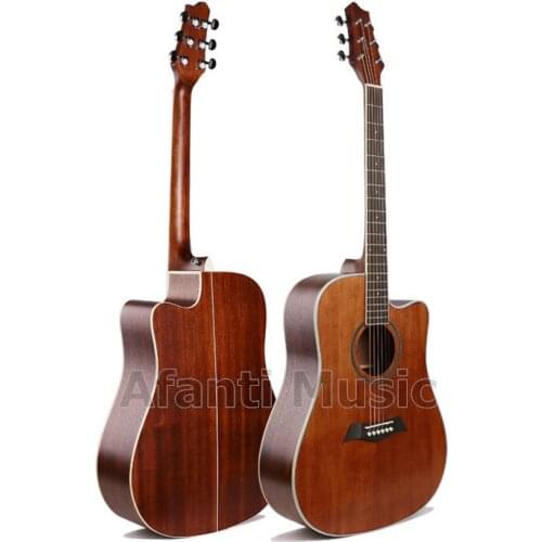 Afanti Music 41 inch Spruce top / Sapele Back & Sides Acoustic guitar (WY-029)