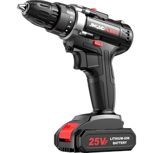 Rechargeable drill lithium electric drill household pistol drill hand electric drill electric screwdriver electric screwdriver