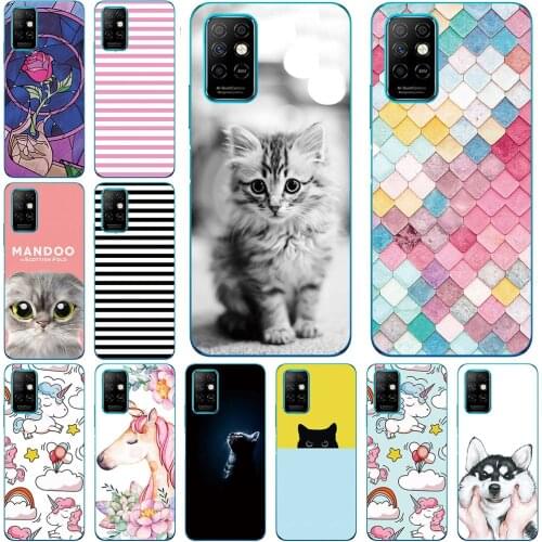 Phone Cases For Infinix Note 8 X692 Note 8i X683 2020 Soft TPU Cover Color Luxury Printing Mobile Fashion Bags Free Shipping