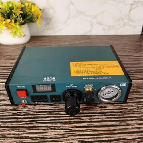 Auto Glue Dispenser YDL-983A Solder Paste Liquid Controller Dropper Fluid Dispenser with Suck-back Fuction 220V 110V
