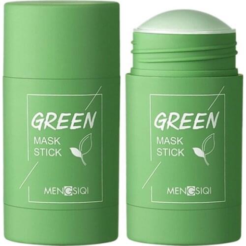 Hot Green Tea Solid Facial Masks Oil Control Deep Cleaning 40g New Arrivals