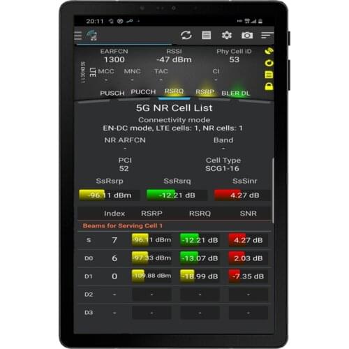 Tems&Nemo samsung Galaxy Tab S4 Tems Pocket WiFi test phone