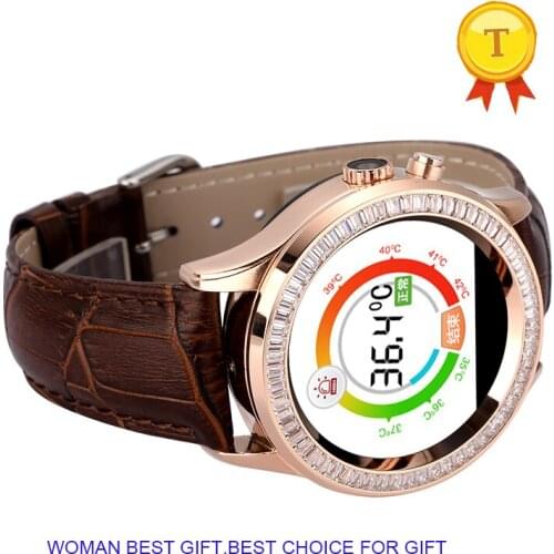 2018 best gift for lady femal gift fashion IP67 waterproof sport smart watch phonewatch with camera pedometer heart rate monitor