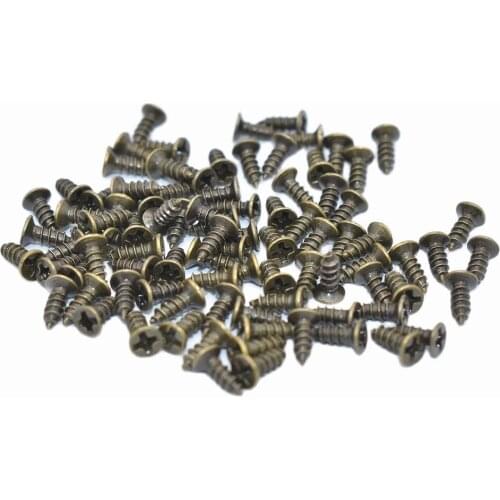Miniature iron screws,Small Bronze Flat head wood Chipboard screws,Self Tapping Wood Screws,Screws for hinges box hardware