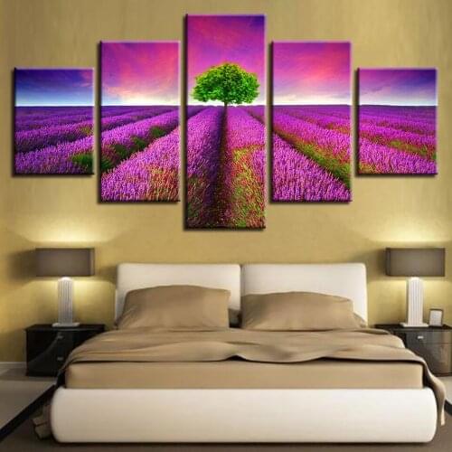 5d diy diamond painting home decorative diamond embroidery 5pcs Flowers Sea Green Tree for home decoration H269