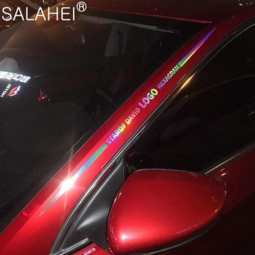 1PCs/set Car Laser Waterproof Sticker Window Sticker Personalized Reflective Decal For Haval F7 H6 F7X H2 H5 H7 H8 H9 M4 Stylish