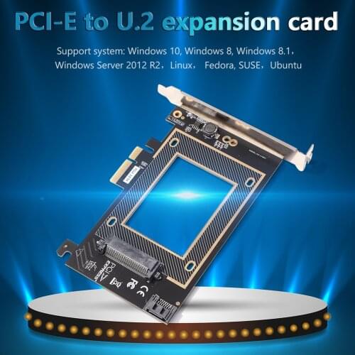 2.5-inch Add On Cards NVMe SSD Adapter Card PCI-E X16 to U.2 SFF8639 Riser Expansion Card Hard Disk PCI-Express 3.0 Adapter new