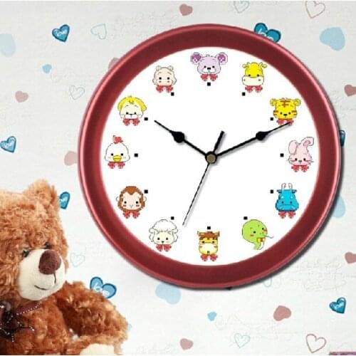 Embroidery Package High Quality Cross Stitch Kits Unopen New Luxurious Representing Twelve Earthly Animal Clock Can Tell Time