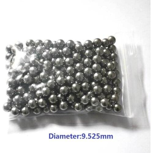 1kg/lot (283pcs) Diameter 9.525mm stainless steel SUS304 balls Dia 9.525 mm slingshot bearing balls for hunting shooting