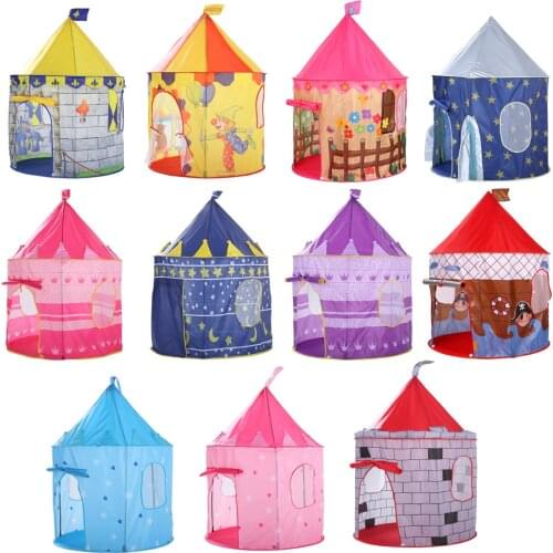 Child Tent Figure Foldable For 0-5 Years Baby Gift Cartoon Anime Fidget Toys 135cm Princess Castle Girls Portable Indoor Outdoor