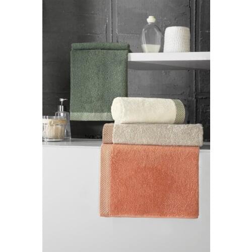 50x90 Cm Biscay 4 Pcs Extra Soft Modern Towel High Quality Strong Home Towel Water Absorbent Bath Hand and Face Towel 2021 Trend