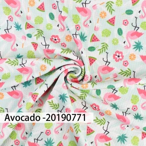 Huangtao Diy 95X70cm Printing Flamingo Cartoon Character Pattern Fashion Liverpool Bullet Fabric By Yard 100% Polyester Fabric