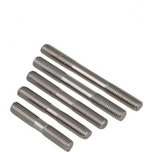 M8 M10 304 stainless steel equal length extension stud bolts \ screws \ studs