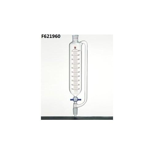 F621960 Funnel, Pressure Equalizing, Capacity:60ml, Joints:19/22, PTFE Stopcock bore:2mm