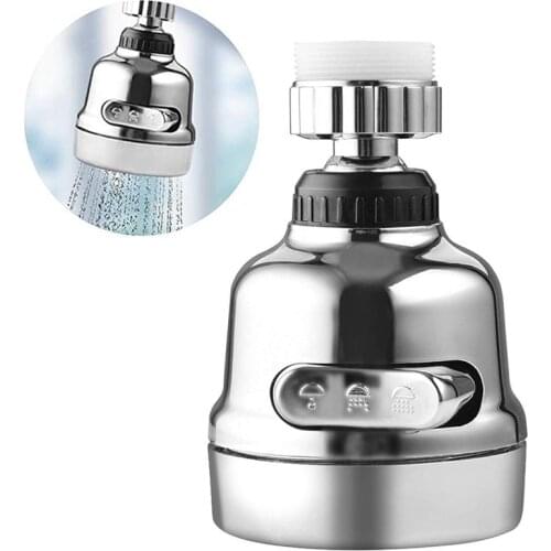 2020 new rotating faucet sprayer head splash-proof faucet booster shower water-saving water-saving device garden kitchen tool