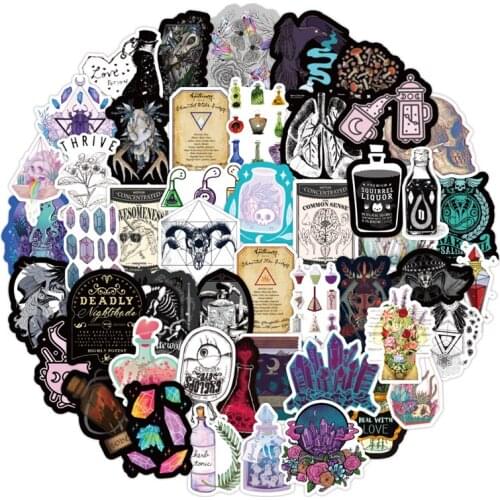 10/30/50 PCS Apothecary Pharmacist Doodle Graffiti Personalized Sticker For Luggage Skateboard Cup Waterproof Custom Wholesale