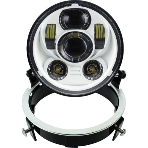 For Honda VTX 1300 and 1800 F-Model 5.75 Inch LED Motorcycle Headlight with Bracket