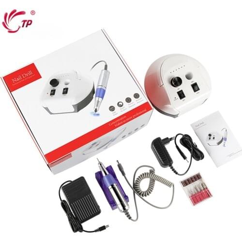 35000 RPM 24W Electric Nail Drill Machine Mill Cutter Sets For Manicure Nail Tips Manicure Electric Nail Pedicure File Tool Kits