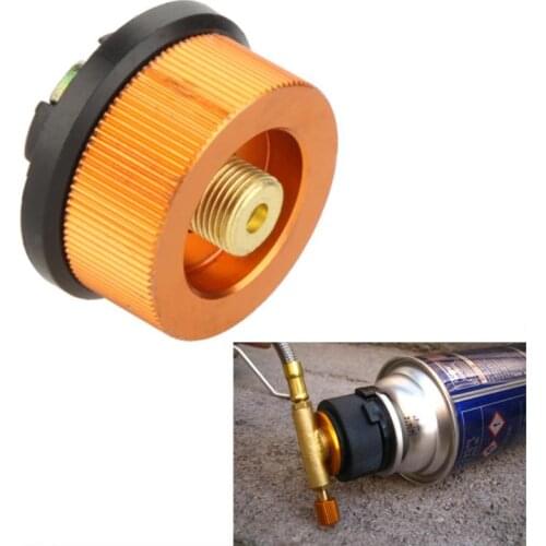 Auto-off Picnic Gas Stove Connector Conversion Split Type Furnace Connector Tank Adapter Camping Gas Stove Aluminum Stoves