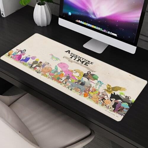 Adventure time Mouse Pad Gaming Mousepad Mat Gamer Mouse Pad Keyboard Desk Mat Table Carpet Mousepad xxl For Computer Laptop Pad
