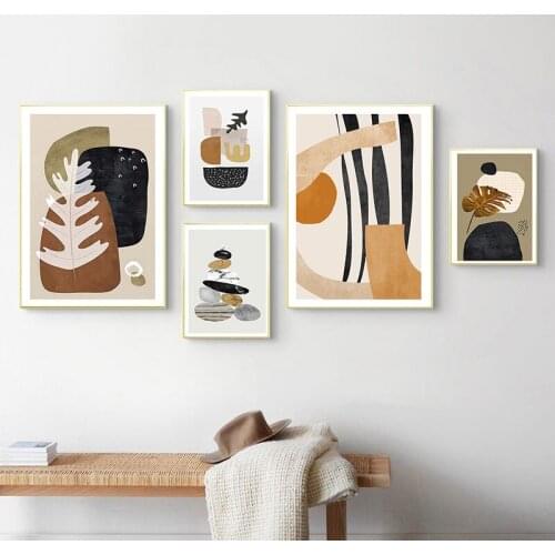 Wall Art Picture Living Room Interior Home Decor Scandinavia Abstract Geometric Canvas Painting Gallery Nordic Posters Print