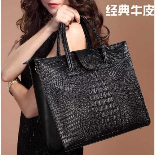 Women Bags Woman Handbag Genuine Leather Bags Women Crocodile Luxury Handbags Designer Crossbody Bags Female Retro Tote Handbags