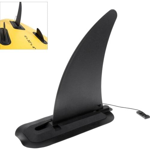 PP Marine Kayak Skeg Tracking Fin Spare Parts For Inflatable Rafting Yacht Boat Dinghy Water Sports Rowing Boats Black