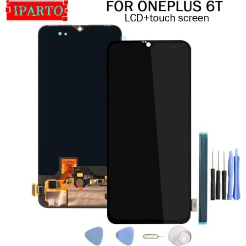 6.41 inch ONEPLUS 6T LCD Display+Touch Screen Digitizer Assembly 100% Original New LCD+Touch Digitizer for ONEPLUS 6T+Tools