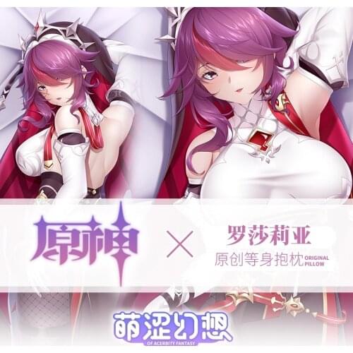 Anime Game Genshin Impact Rosaria Sexy Dakimakura Hugging Body Pillow Case Cover Pillowcase Cushion Bedding Decor Xmas Gifts