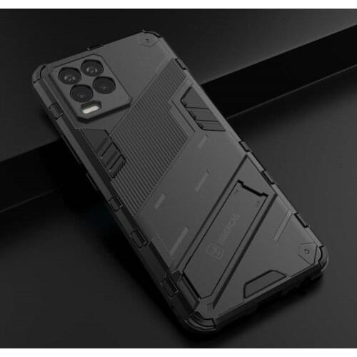 Armor Case for Realme 8 Pro Shockproof Lens Camera Protective Robot Holder Back for OPPO Realme 7 Pro 8 Realme8 Phone Cover