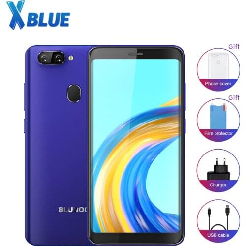Bluboo D6 pro 4G LTE Android 8.1 5.5Inch MTK6739V Quad-core 1.5GHz Fingerprint 2GB RAM 16GB ROM Dual SIM 2700mAh Mobile phone