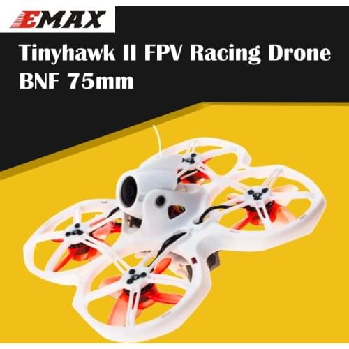 EMAX Tinyhawk II BNF FPV Racing Drone BNF Compatible with FrSky D8 F4 FC 5A ESC 0802 Motor Runcam Nano 2 Camera 200mW VTX