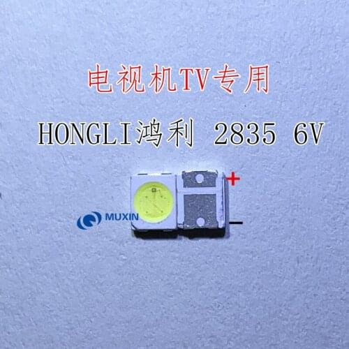 HONGLI TRONIC LED Backlight 1210 3528 2835 1W 6V 111LM Cool white LCD Backlight for TV TV Application 2000pcs