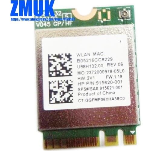 RTL8821CE 802.11AC 1X1 Wi-Fi+BT 4.2 Combo Adapter Card For hp ProBook 450 G5 PB430G5 Series,P/N 915621-001
