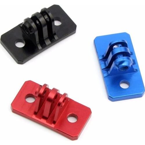 CNC Skydiving Helmet Fixed Mounts for GOPRO Hero 1 2 3 3+ 4 5 Session/Xiaomi Yi/SJ/GitUp Sport Camera