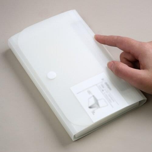 A6 Mini Storage Organ Bag Multi-Layer Portable Large Capacity Portable Classified Management Information Bag Durable